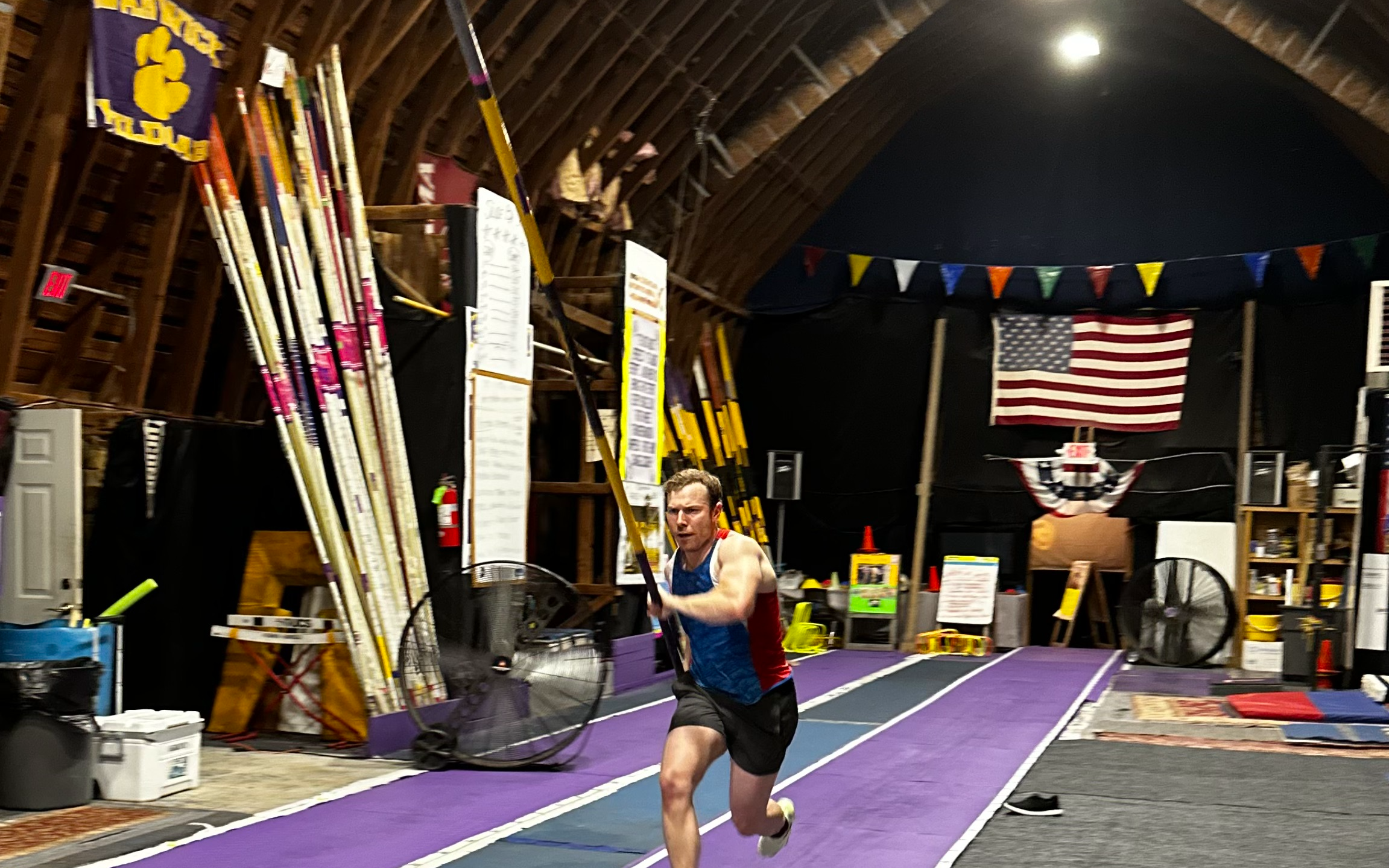 Pole vaulting